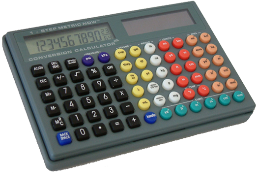 length of a standard calculator